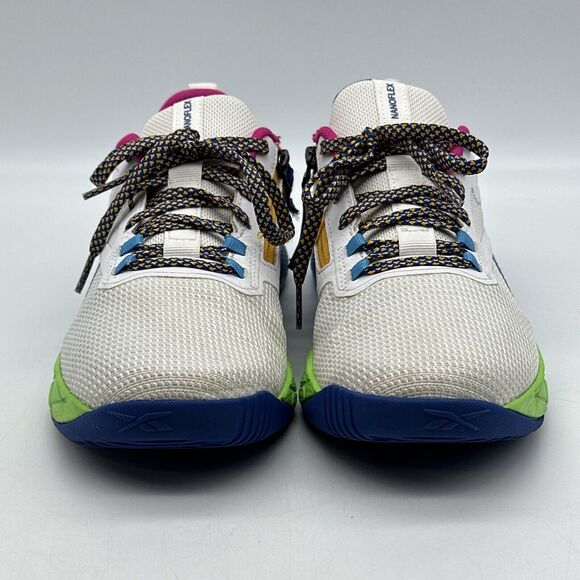 Reebok Nanoflex Parafit TRGX4070 Mens Size 6 Womens Size 7.5 White Running Shoes - Picture 6 of 14